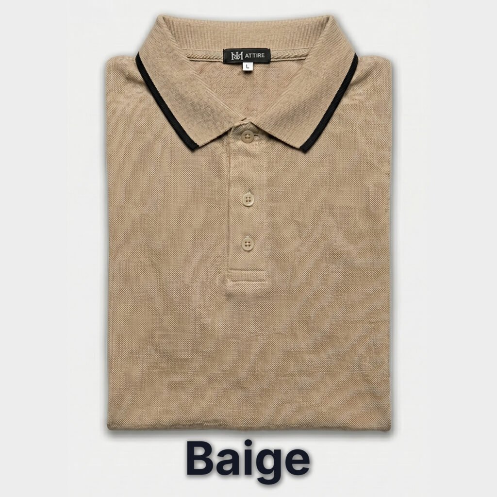Men’s Premium Polo Shirt- Skin