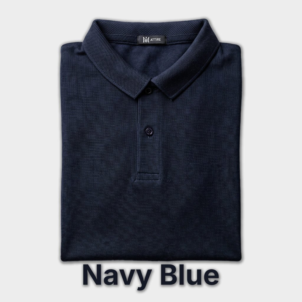 Men’s Premium Polo Shirt - Navy Blue
