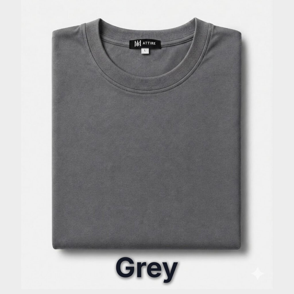 Men’s Premium Round Neck - Gray