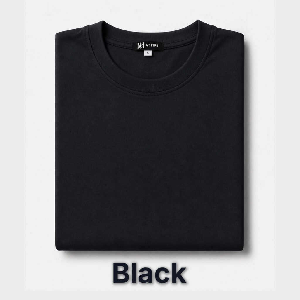 Men’s Premium Round Neck - Black