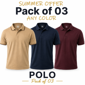Polo Pack of 3